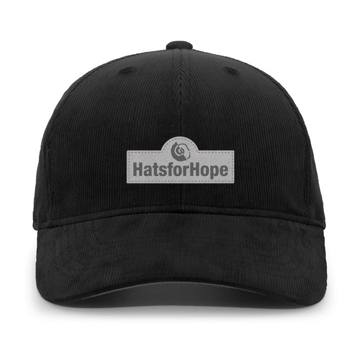Black Corduroy Cap - English