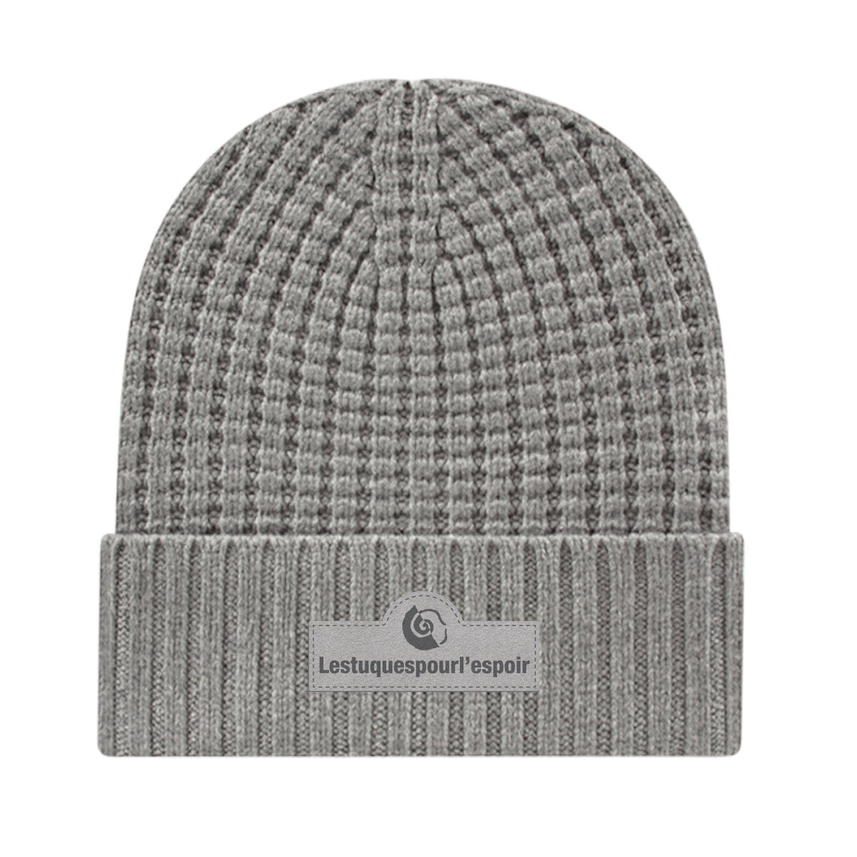 Beanie Premium Waffle Knit with Cuff - FRENCH
